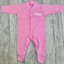 Load image into Gallery viewer, Personalised Newborn Sleepsuit Boys & Girls