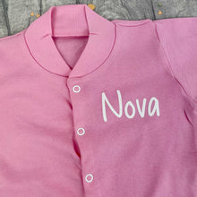Load image into Gallery viewer, Personalised Newborn Sleepsuit Boys & Girls