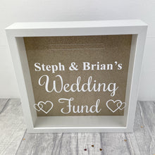 Load image into Gallery viewer, Personalised Wedding Fund Engagement Money Box Gift