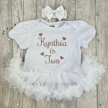 Load image into Gallery viewer, Personalised Is Two 2nd Birthday Tutu Romper