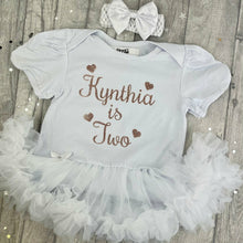 Load image into Gallery viewer, Personalised Is Two 2nd Birthday Tutu Romper