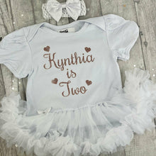 Load image into Gallery viewer, Personalised Is Two 2nd Birthday Tutu Romper