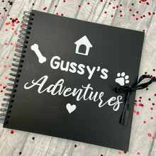 Load image into Gallery viewer, Personalised Dog / 'Pet Adventures' Scrapbook Memories