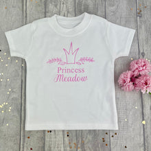 Load image into Gallery viewer, Girls Personalised Princess Pink Tutu Outfit - Little Secrets Clothing