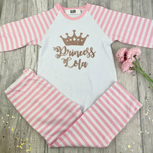 Load image into Gallery viewer, Personalised Princess Pink Pyjamas