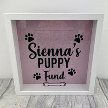 Load image into Gallery viewer, Personalised Family / Couple Puppy Dog Pet Saving Fund Money Box