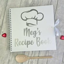 Load image into Gallery viewer, Personalised Chef Hat Baking / Cooking Recipe Scrapbook
