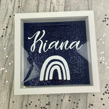 Load image into Gallery viewer, Personalised Money Box, Fund Frame, Rainbow Design