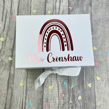Load image into Gallery viewer, Personalised Teacher Rainbow Gift Box - Little Secrets Clothing