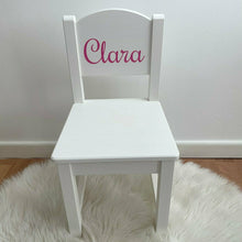 Load image into Gallery viewer, Personalised Wooden Toddler Nursery Dining Chair