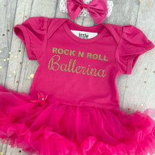 Load image into Gallery viewer, Rock N Roll Ballerina Tutu Romper