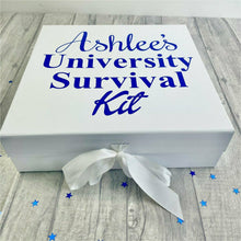 Load image into Gallery viewer, Personalised University Survival Keepsake Gift box
