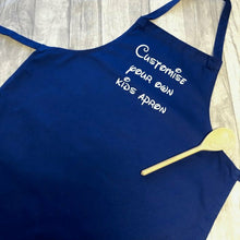 Load image into Gallery viewer, Customise Your Own Blue Kids Baking / Cooking Apron - Little Secrets Clothing
