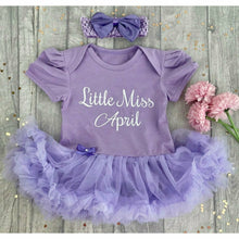 Load image into Gallery viewer, Little Miss Birthday Month Tutu Rompers - Little Secrets Clothing