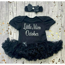 Load image into Gallery viewer, Little Miss Birthday Month Tutu Rompers - Little Secrets Clothing