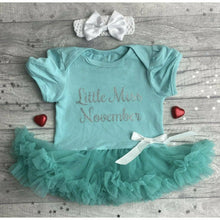 Load image into Gallery viewer, Little Miss Birthday Month Tutu Rompers - Little Secrets Clothing