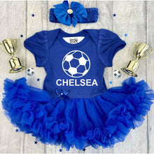 Load image into Gallery viewer, Personalise Your Own Football Tutu Romper - Little Secrets Clothing