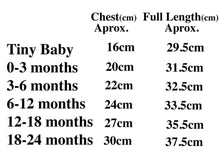 Load image into Gallery viewer, Tutu Romper Size Guide