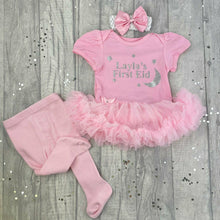 Load image into Gallery viewer, Personalised First Eid Baby Girl Tutu Romper Set