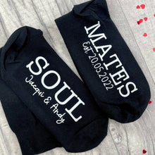Load image into Gallery viewer, Soul Mates Personalised Valentine's Gift Anniversary Socks