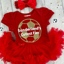 Load image into Gallery viewer, Sunderland's Cutest Fan Tutu Romper