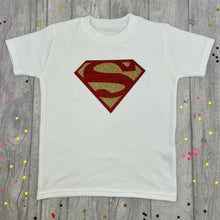 Load image into Gallery viewer, WORLD BOOK DAY! Superman T-Shirt, DC Comics Inspired Boy's Short Sleeve Top