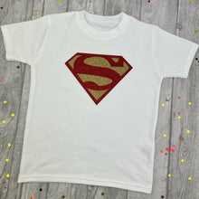 Load image into Gallery viewer, WORLD BOOK DAY! Superman T-Shirt, DC Comics Inspired Boy's Short Sleeve Top