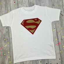 Load image into Gallery viewer, WORLD BOOK DAY! Superman T-Shirt, DC Comics Inspired Boy's Short Sleeve Top