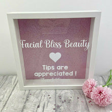 Load image into Gallery viewer, Personalised Tip Box, Money box with Custom Shape, Saving Fund, Small Business Owner Gift