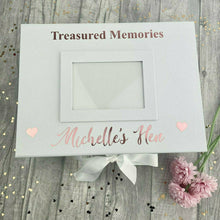 Load image into Gallery viewer, Personalised Treasured Memories Bride to be Hen Party Wedding Gift A4 Photo Box