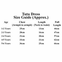 Load image into Gallery viewer, Tutu Dress Size Guide