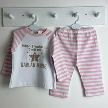 Load image into Gallery viewer, Personalised When I Wake Up I Will Be Birthday Pyjamas