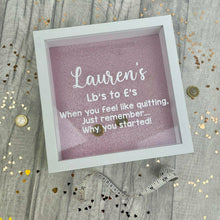 Load image into Gallery viewer, Personalised Lbs to £ Weight Loss Journey Diet Money Box Saving Fund