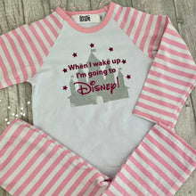 Load image into Gallery viewer, When I Wake Up I'm Going To Disney Girl Pink Pyjamas