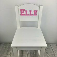 Load image into Gallery viewer, Personalised Children's Wooden Chair, Girls & Boys