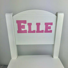 Load image into Gallery viewer, Personalised Children's Wooden Chair, Girls & Boys