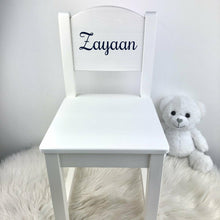 Load image into Gallery viewer, Personalised Wooden Toddler Nursery Dining Chair