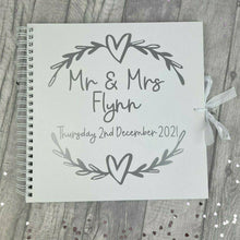Load image into Gallery viewer, Personalised Wedding Scrapbook Guest Book, Photo Album