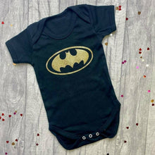 Load image into Gallery viewer, 'Batman' Baby Boy's Halloween, Superhero Fancy Dress Cotton Short Sleeve Romper