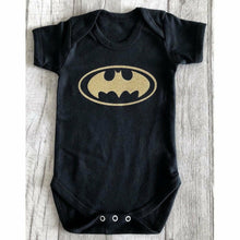 Load image into Gallery viewer, 'Batman' Baby Boy's Halloween, Superhero Fancy Dress Cotton Short Sleeve Romper
