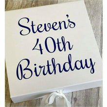 Load image into Gallery viewer, Personalised Milestone Birthday Gift / Memory Box / Keepsake Box - Little Secrets Clothing
