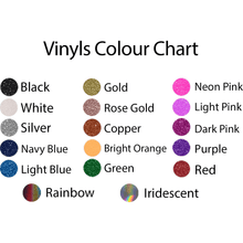 Load image into Gallery viewer, Vinyls Colour Chart