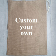 Load image into Gallery viewer, Create Your Own Hessian Gift / Present Sack