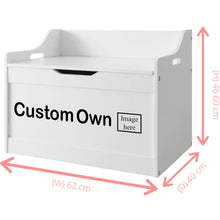 Load image into Gallery viewer, Custom Your Own Children's Wooden Toy Box - Little Secrets Clothing