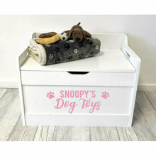 Load image into Gallery viewer, Personalised Dog Toys Paw Toy Box