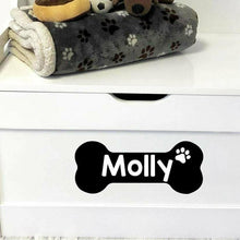 Load image into Gallery viewer, Personalised Dog / Pet Bone Design Toy Box