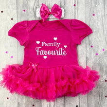 Load image into Gallery viewer, Baby Girl Family Favourite Tutu Romper Dress with Matching Headband - Little Secrets Clothing