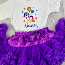 Load image into Gallery viewer, Personalised Birthday Boutique Tutu Set, My Little Pony Design - Little Secrets Clothing