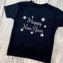 Load image into Gallery viewer, Childrens Happy New Year T-shirt, Kids New Year Outfit - Little Secrets Clothing