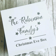 Load image into Gallery viewer, Personalised Family White Christmas Eve Box Keepsake Gift